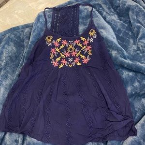 Loose tank dress top